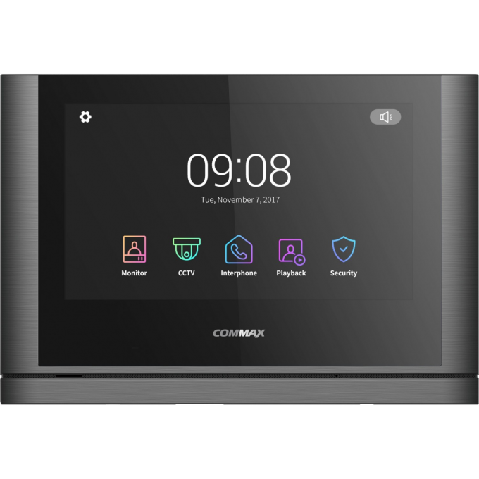 Абонентский монитор COMMAX CDV-1024MA/VZ Dark Silver CDV-1024MA TEMHOE CEPEBPO/VZ