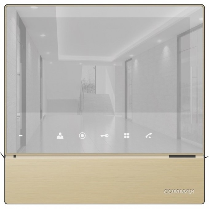 Абонентский монитор COMMAX CDV-70H2 Mirror Gold