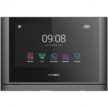 Монитор домофона COMMAX CDV-704MF (темное серебро Black Smog) Монитор домофона COMMAX CDV-704MF (темное серебро Black Smog)